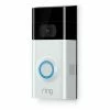 Wireless Intercom RING VIDEO DOORBELL 4 KIT 1080p SATIN NICKEL