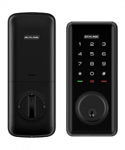 SCHLAGE EASE™ S1 SMART DEADBOLT C5 BLACK