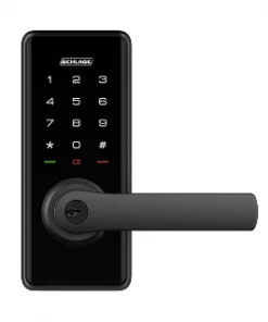 Digital Locks SCHLAGE EASE™ S2 SMART LEVER LOCK GR9 BLACK