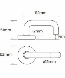 SCHLAGE GRANDE SERIES LEVER SET - CENTRA