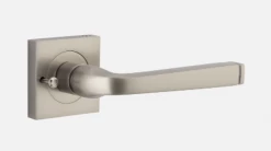 IVER DOOR LEVER ANNECY SQUARE ROSE BACKPLATE Door Handles & Levers