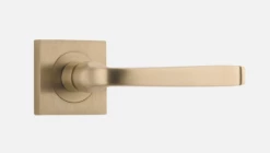 IVER DOOR LEVER ANNECY SQUARE ROSE BACKPLATE Door Handles & Levers