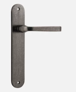 IVER DOOR LEVER ANNECY OVAL BACKPLATE Door Handles & Levers