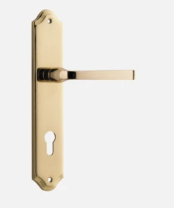 IVER DOOR LEVER ANNECY SHOULDERED BACKPLATE