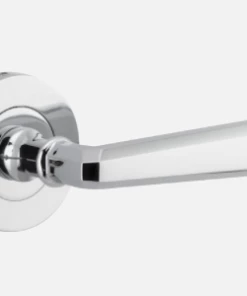 Door Handles & Levers IVER DOOR LEVER COPENHAGEN ROUND ROSE BACKPLATE