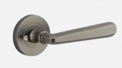 Door Handles & Levers IVER DOOR LEVER COPENHAGEN ROUND ROSE BACKPLATE