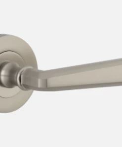 Door Handles & Levers IVER DOOR LEVER COPENHAGEN ROUND ROSE BACKPLATE