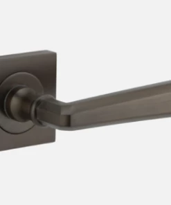 Door Handles & Levers IVER DOOR LEVER COPENHAGEN SQUARE ROSE BACKPLATE