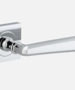 Door Handles & Levers IVER DOOR LEVER COPENHAGEN SQUARE ROSE BACKPLATE