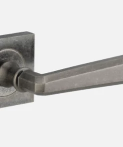 Door Handles & Levers IVER DOOR LEVER COPENHAGEN SQUARE ROSE BACKPLATE