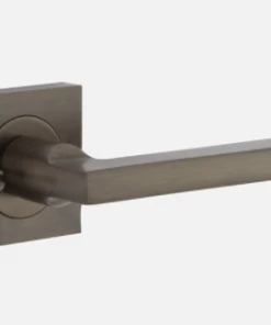 IVER DOOR LEVER BALTIMORE SQUARE ROSE BACKPLATE Door Handles & Levers
