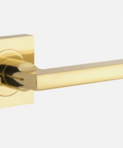 IVER DOOR LEVER BALTIMORE SQUARE ROSE BACKPLATE Door Handles & Levers