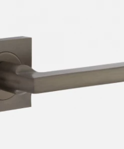 IVER DOOR LEVER BALTIMORE SQUARE ROSE BACKPLATE Door Handles & Levers