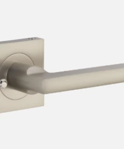 IVER DOOR LEVER BALTIMORE SQUARE ROSE BACKPLATE Door Handles & Levers