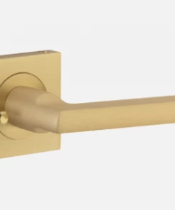 IVER DOOR LEVER BALTIMORE SQUARE ROSE BACKPLATE Door Handles & Levers