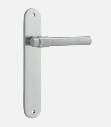 Budget π Door Handles & Levers IVER DOOR LEVER HELSINKI OVAL BACKPLATE β 6 Door Handles & Levers IVER DOOR LEVER HELSINKI OVAL BACKPLATE