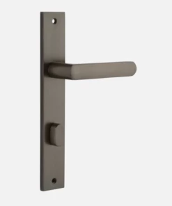 IVER DOOR LEVER OSAKA RECTANGULAR BACKPLATE Door Handles & Levers