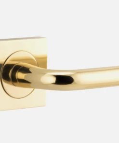 IVER DOOR LEVER OSLO SQUARE ROSE Door Handles & Levers