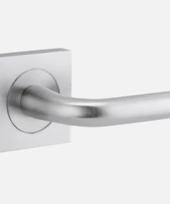 IVER DOOR LEVER OSLO SQUARE ROSE Door Handles & Levers