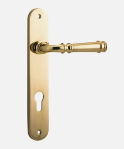 IVER DOOR LEVER VERONA OVAL BACKPLATE Door Handles & Levers
