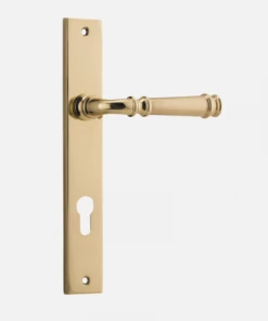 IVER DOOR LEVER VERONA RECTANGULAR BACKPLATE Door Handles & Levers