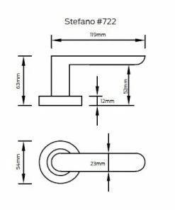 SCHLAGE 7000 SERIES LEVERSET - STEFANO