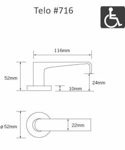 Handles & Hardware SCHLAGE 7000 SERIES LEVERSET - TELO