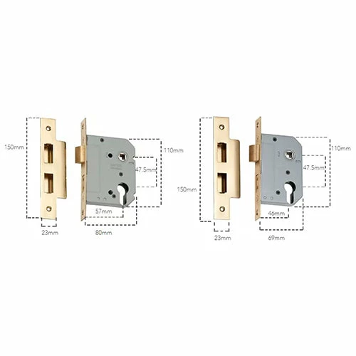 Best Pirce π₯ TRADCO EURO MORTICE LOCK (47.5MM PITCH) Entrance Sets π 11 TRADCO EURO MORTICE LOCK (47.5MM PITCH) Entrance Sets