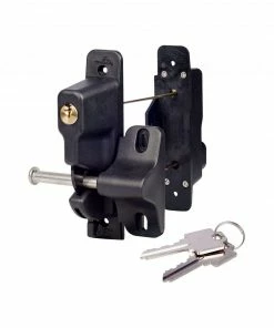 TRIO DOUBLE SIDED LOCKABLE GRAVITY LATCH DPG200