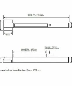 VON DUPRIN 22 SERIES RIM EXIT DEVICE