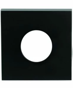 LOCKWOOD VELOCITY 55MM SQUARE ROSE TRIM PASSAGE (PAIR) Handles & Hardware