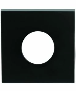 LOCKWOOD VELOCITY SMALL ROSE SQUARE TRIM ESCUTCHEON (MATT BLACK)