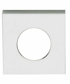 LOCKWOOD VELOCITY 55MM SQUARE ROSE TRIM PASSAGE (PAIR) Handles & Hardware