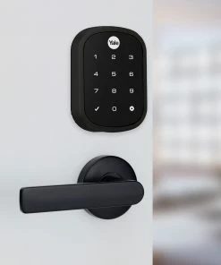 YALE ASSURE SL ENTRANCE SET MATT BLACK WITH VELOCITY L3