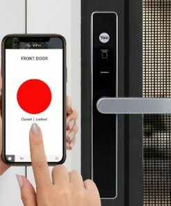 YALE UNITY SCREEN DOOR LOCK WITH CONNECT BRIDGE