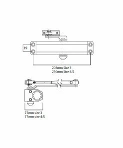 Door Closers YALE A300 SERIES HYDRAULIC DOOR CLOSER