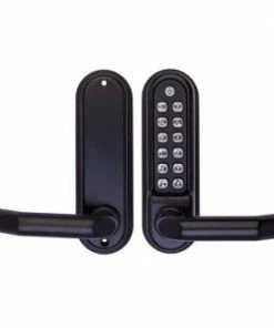 BORG DIGITAL LOCK M/GRADE PRO BLK 5001 LEVER/LEVER ECP