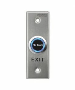 NEPTUNE TOUCHLESS EXIT - MULLION,NO/NC/C,LED,0.9mm SS