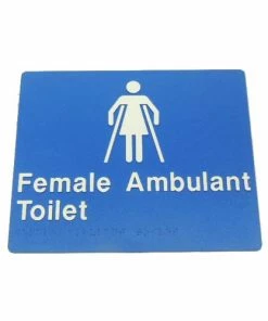Tim The Sign Man FEMALE AMBULANT TOILET SIGN