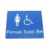 Tim The Sign Man FEMALE DISABLED TOILET SIGN (RIGHT HAND) Toilet & Shower Signage