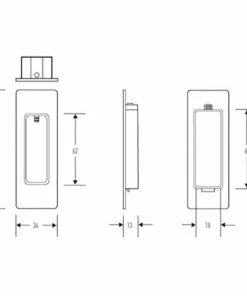 Flush Pulls HALLIDAY AND BAILLIE FLUSH PULL HB650