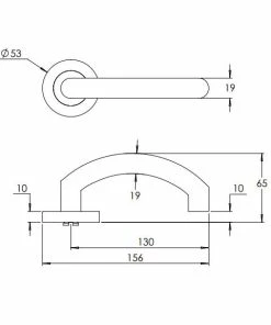 MADINOZ URBAN ROUND ROSE LEVERSET MDZ L60T