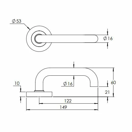 Promo ๐ Handles & Hardware MADINOZ URBAN ROUND ROSE LEVERSET MDZ L70T ๐ 3 Handles & Hardware MADINOZ URBAN ROUND ROSE LEVERSET MDZ L70T