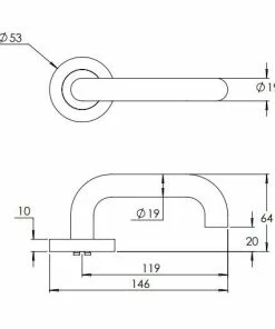 Flash Sale π Handles & Hardware MADINOZ URBAN ROUND ROSE LEVERSET MDZ L75T 𧨠5 Handles & Hardware MADINOZ URBAN ROUND ROSE LEVERSET MDZ L75T