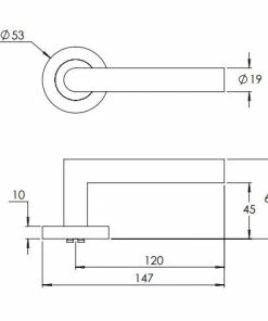 Cheapest π MADINOZ URBAN ROUND ROSE LEVERSET MDZ L80T Handles & Hardware β¨ 5 MADINOZ URBAN ROUND ROSE LEVERSET MDZ L80T Handles & Hardware