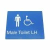 Tim The Sign Man Toilet & Shower Signage MALE DISABLED TOILET SIGN (LEFT HAND)