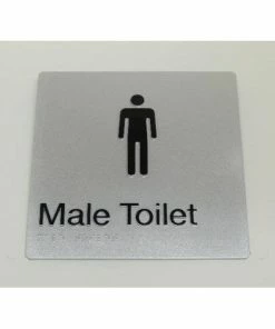 Tim The Sign Man MALE TOILET SIGN Toilet & Shower Signage