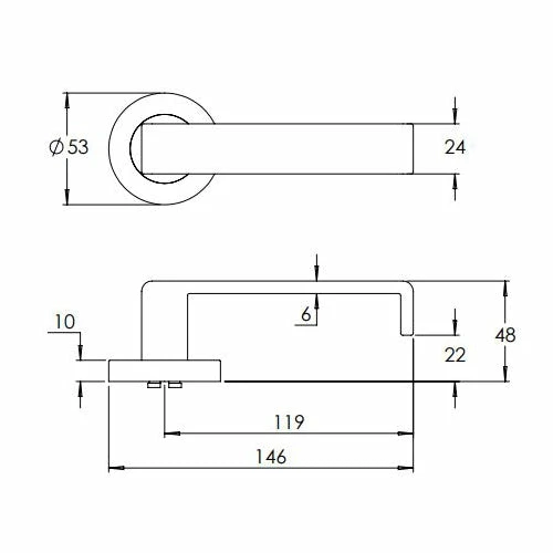 Best deal โญ Handles & Hardware MADINOZ VISION ROUND ROSE LEVERSET MDZ888-12 ๐งจ 3 Handles & Hardware MADINOZ VISION ROUND ROSE LEVERSET MDZ888-12