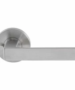 Door Handles & Levers SABRE S07 LEVERSET ON 65MM ROSE (STAINLESS STEEL)