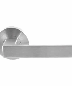 Door Handles & Levers SABRE S07 LEVERSET ON 65MM ROSE (STAINLESS STEEL)
